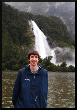 Sam in Milford Sound